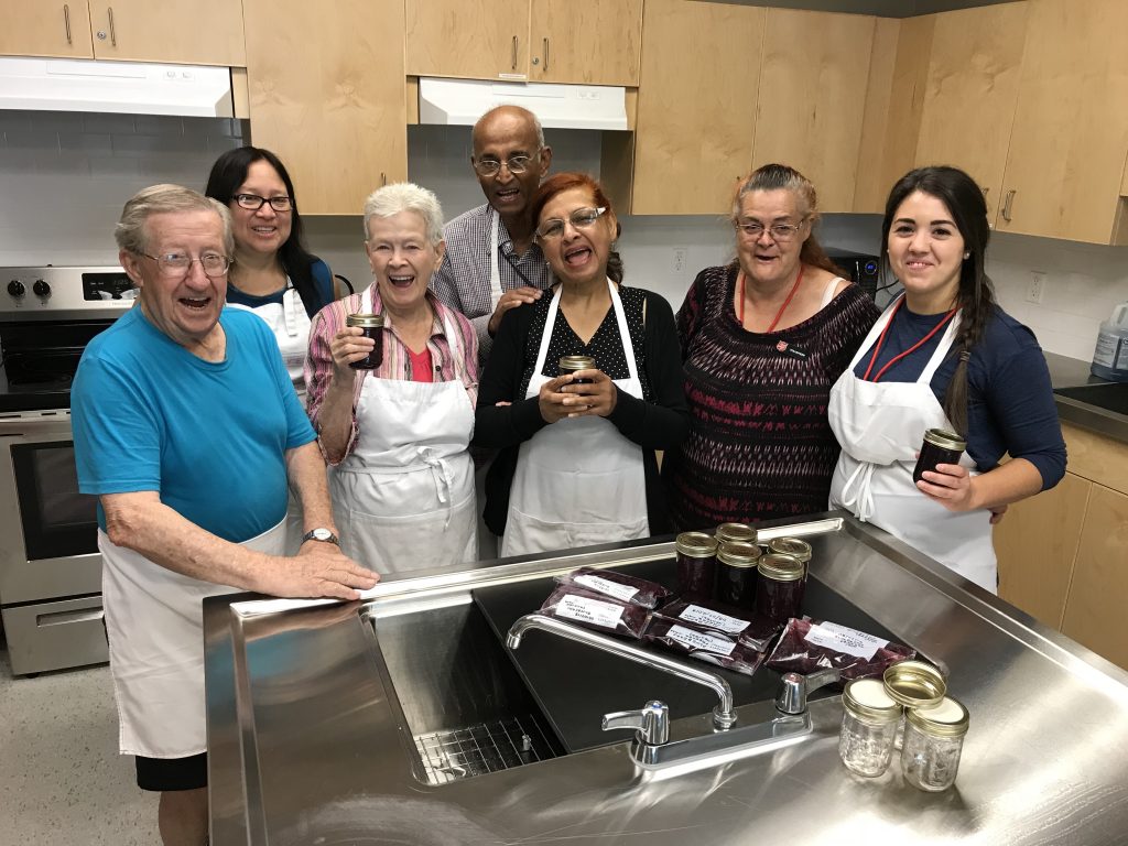 Centre of Hope staff preparing food